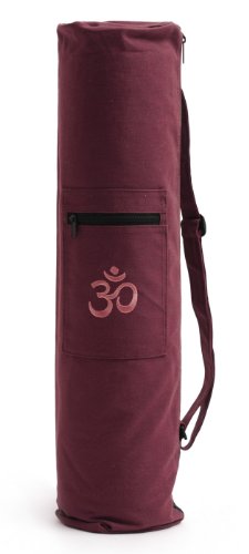 Yogistar Yogatasche OM – Baumwolle – 65 cm – Bordeaux