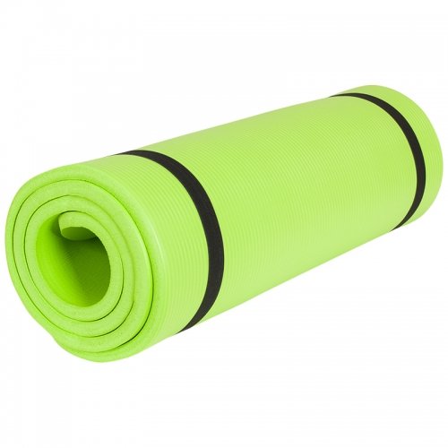Gorilla Sports Yogamatte in verschiedenen Farben und Größen, Limegreen, 190 x 60 x 1.5 cm, 10000541;509