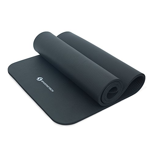 Yoga Matte „Gym Mat Pro“ von Sportastisch :: Farbe: SCHWARZ :: Leichtes und umweltfreundliches Material:: Superweicher Kautschuk:: Extra breit mit 183 cm:: Stabile Verschlussbänder zum Tragen:: Geprüfte Markenqualität:: Ideal für Einsteiger und Profis:: Auswahl zwischen fünf modernen Farbtönen:: Exzellent geeignet für Yoga ,Pilates und Gymnastik:: Absolut Rutschfest:: inklusive 3 Jahren Sportastisch Produktgarantie