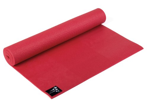 Yogistar Yogamatte Basic – rutschfest – Fire Red