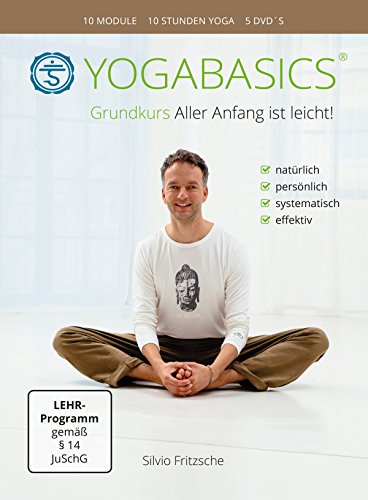 YOGABASICS Grundkurs: 10 Stunden Yoga für Anfänger (5 DVDs)