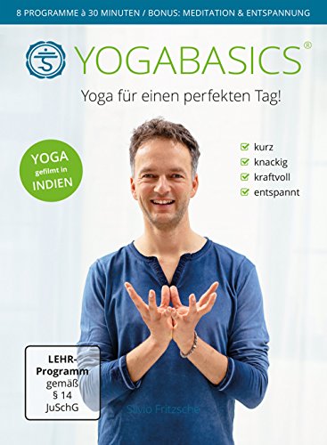 YOGABASICS: 8 mal 30 Minuten dynamisches Yoga am Morgen und Abend (3 DVDs – nicht für pure Anfänger geeignet)